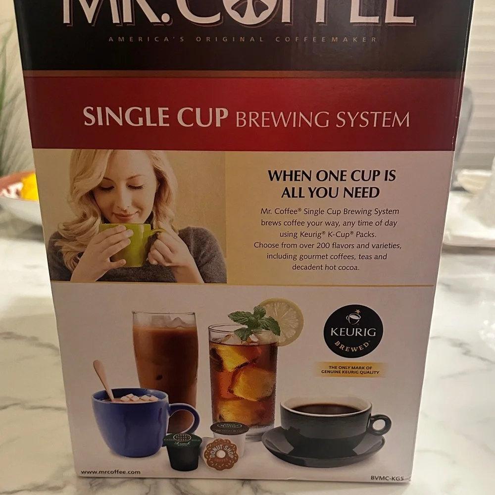 Mr. Coffee Single Cup Brewing System - Black